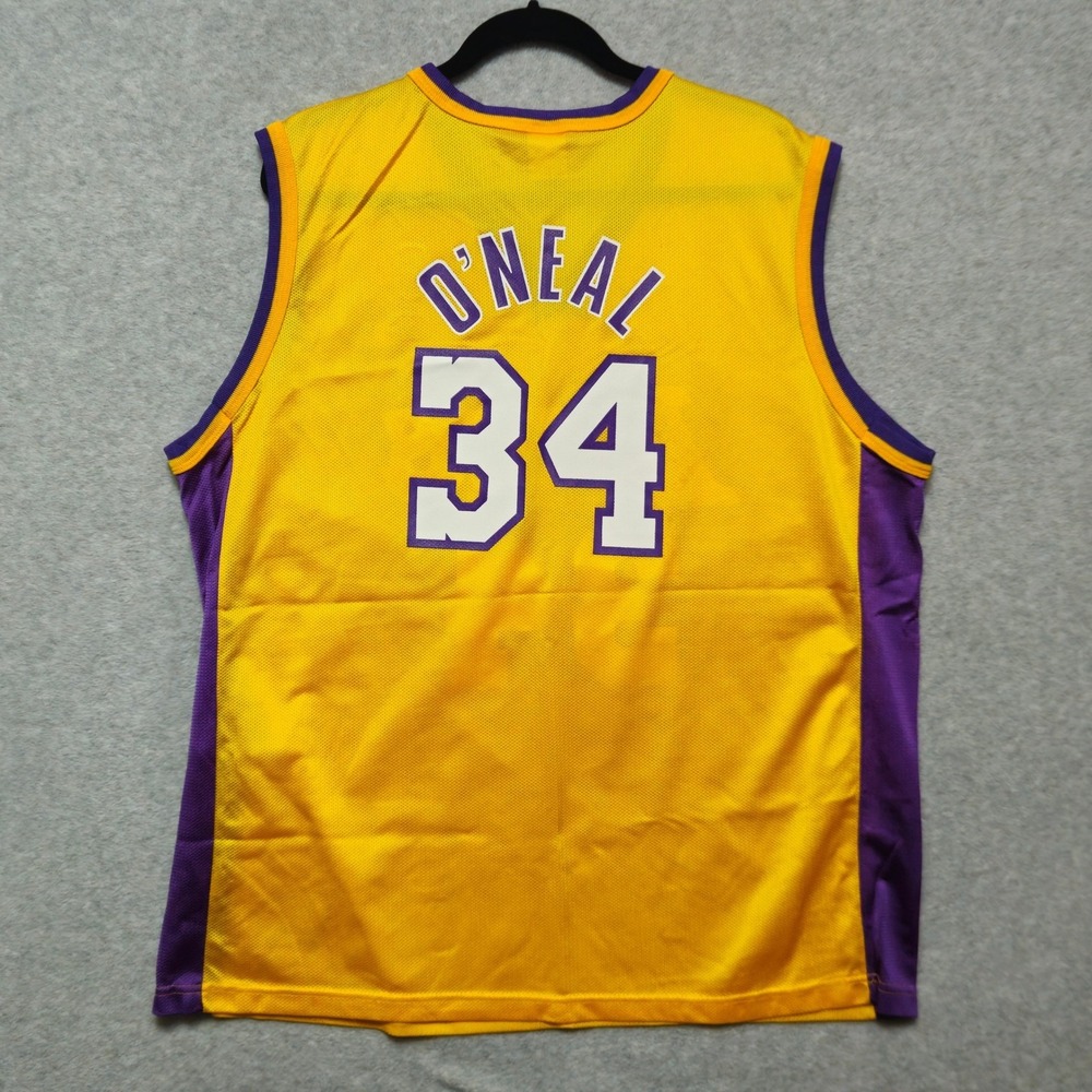Champion Los Angeles Lakers Shaquille O'Neil 34 Vintage Jersey Size Large - Picture 2 of 8